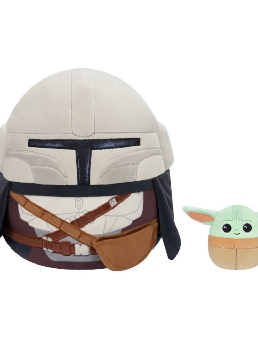 Squishmallows Mandalorian & Grogu The Child Plush Duo 12” & 3.5” NWT COLLECTOR’S